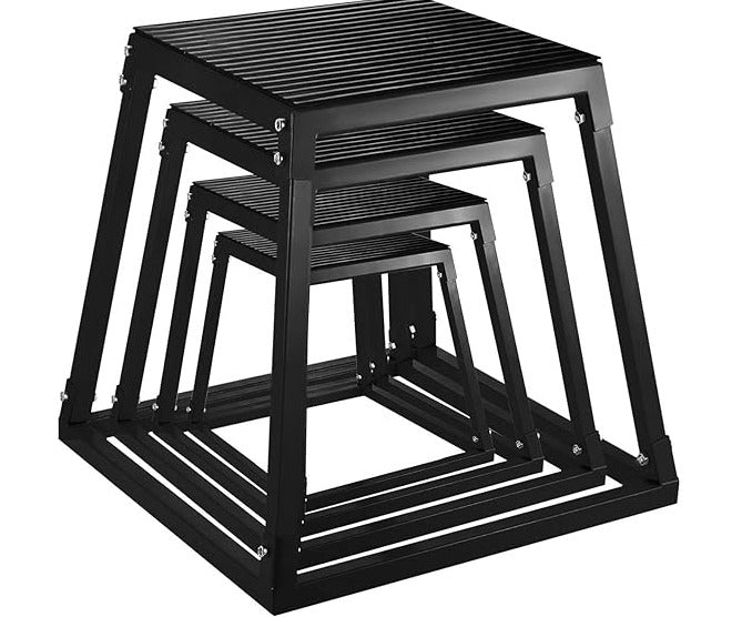 black 30 inch plyometric box set of 4
