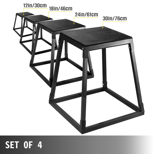 Plyometric Box Set 12", 18", 24",30" (inch)