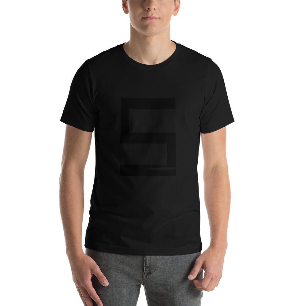 theSprint.CLUB 'S' Logo SPACE (Black) T-Shirt