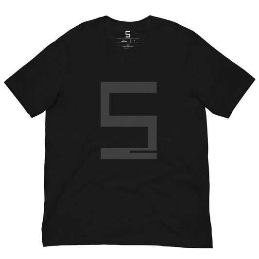 theSprint.CLUB 'S' Logo SPACE (Black) T-Shirt